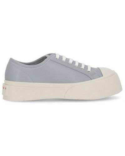 Marni Pablo Round Toe Sneakers - Gray