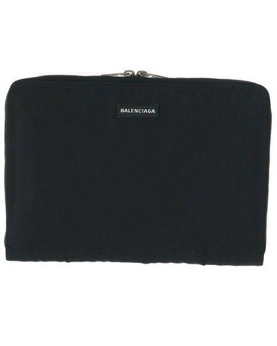 Balenciaga Explorer Laptop Case - Black