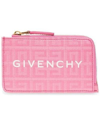 Givenchy Card Case With Logo - Pink