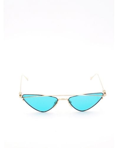 Chrome Hearts Triangle Frame Sunglasses - Metallic