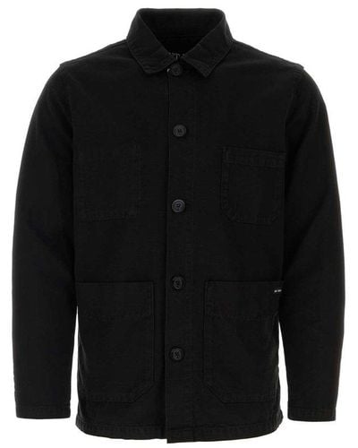 Saint James Pocket Detailed Buttoned Jacket - Black