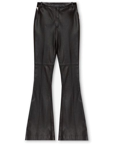 The Attico ‘Piaf’ Leather Pants - Black