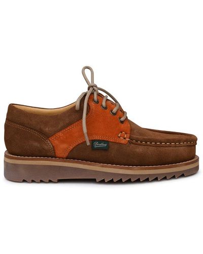 Paraboot Two-color Suede Shoes - Brown