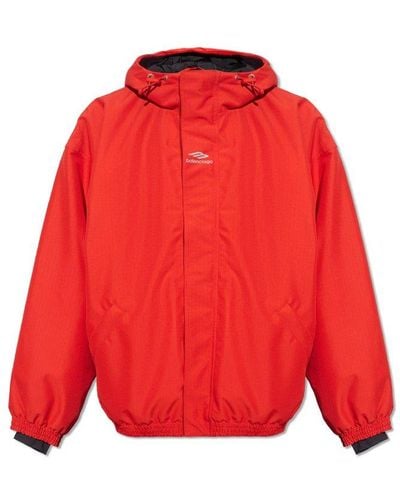 Balenciaga 'skiwear' Collection Jacket With Logo, - Red