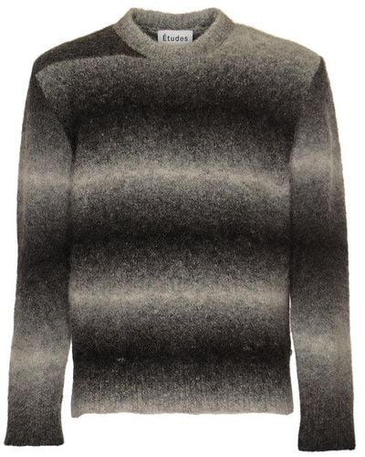 Etudes Studio Moondog Long Sleeved Knitted Sweater - Black