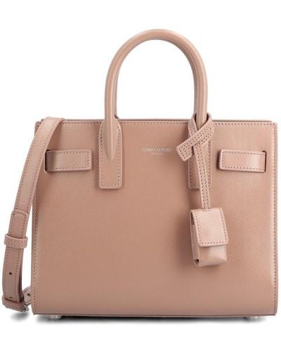 Saint Laurent Sac De Jour Nano Tote Bag - Brown