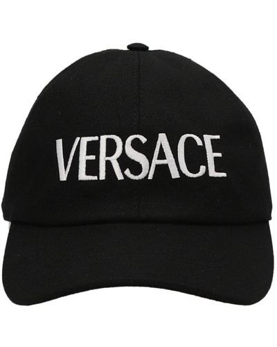Versace Logo Cap - Black