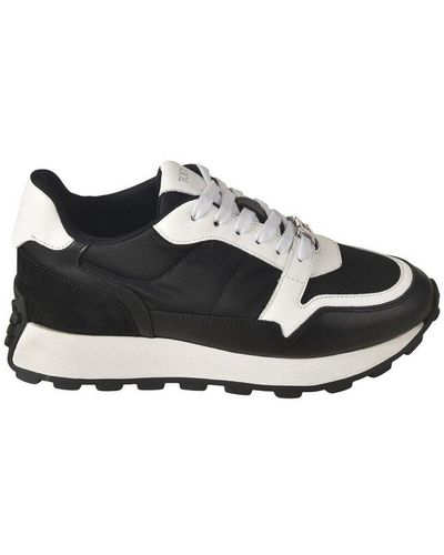 Tod's Two-toned Panelled Trainers - Black