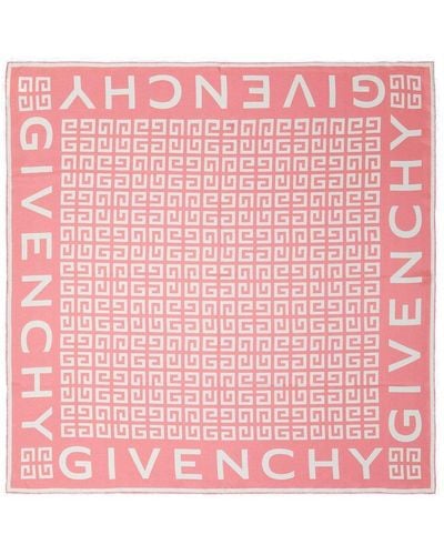 Givenchy 4g Motif Square Twill - Pink