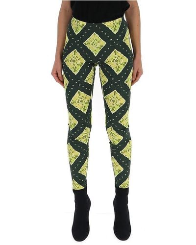 Marc Jacobs Printed Skinny Trousers - Green