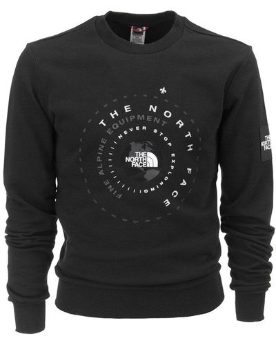 The North Face Logo Print Sweatshirt - Black