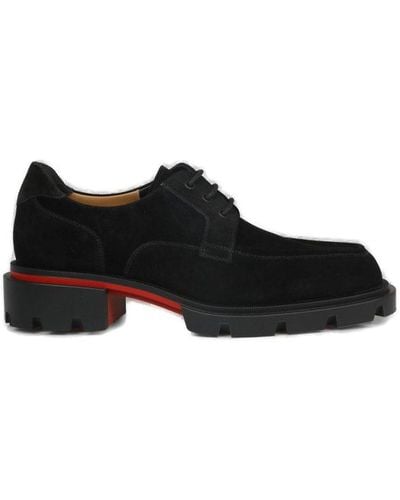 Christian Louboutin Our Georges Lace-up Shoes - Black