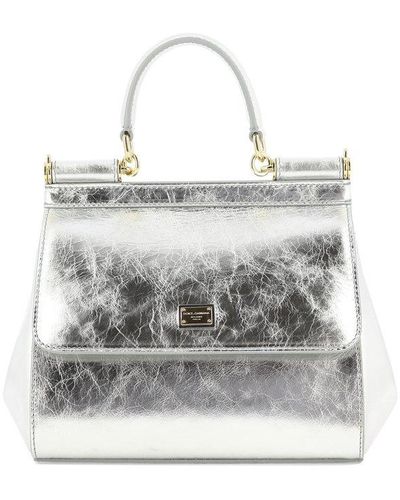 Dolce & Gabbana "sicily" Handbag - Gray