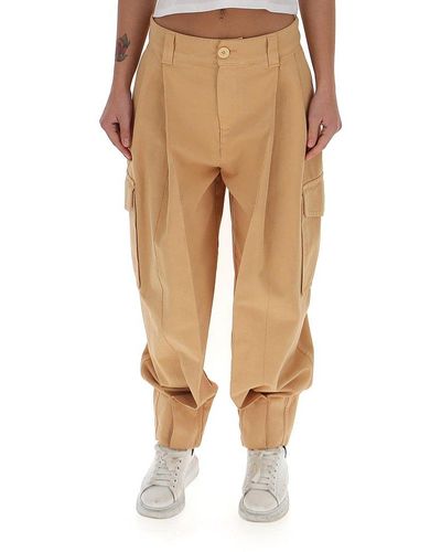 See By Chloé Tapered Cargo Pants - Natural