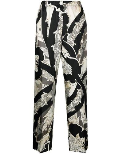 F.R.S For Restless Sleepers All-over Print Trousers - Black