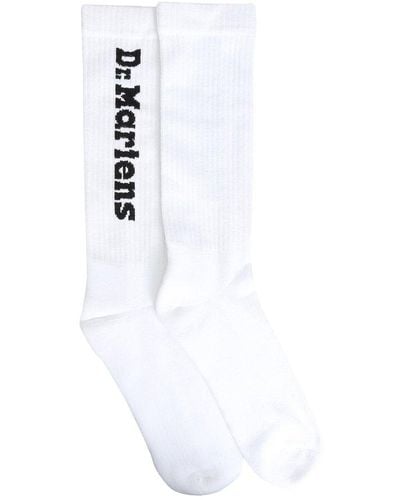 Dr. Martens Cotton Socks With Logo - White