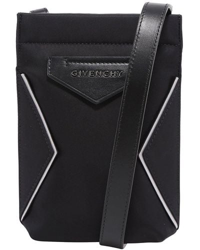 Givenchy Antigona Leather Crossbody Phone Case - Black