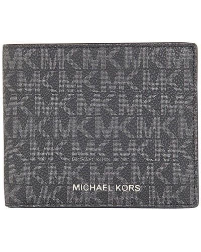 Buy Michael Kors Men Brown All-Over MK Bi-Fold Wallet Online