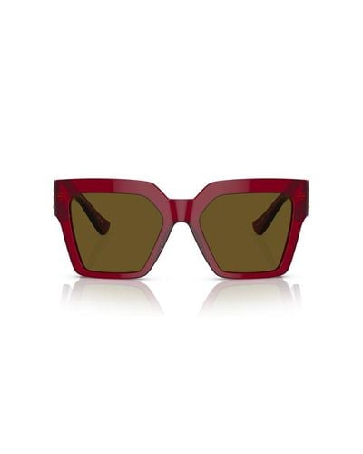 Versace Butterfly-frame Sunglasses - Red