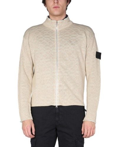 Stone Island Shadow Project Knit Jacket - Natural