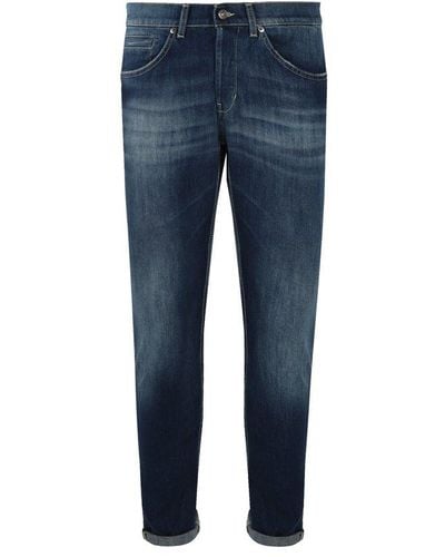Dondup Low-rise Slim Cut Jeans - Blue