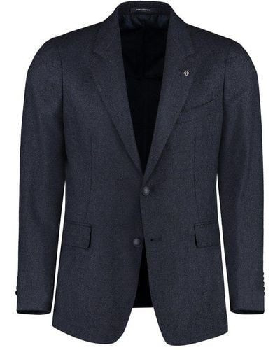 Tagliatore Single-Breasted Two-Button Jacket - Blue