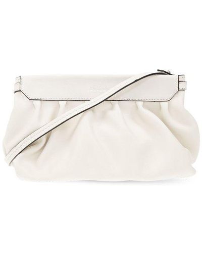 Isabel Marant 'luz Small' Shoulder Bag - Natural