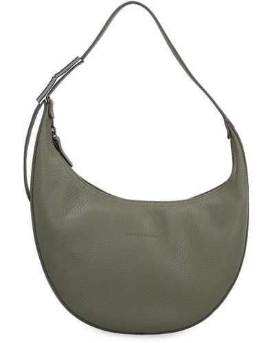 Longchamp Roseau Essential Medium Shoulder Bag - Grey