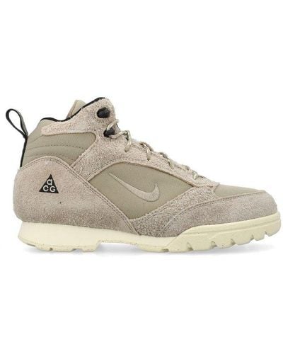 Nike Acg Torre Paneled Lace-up Boots - Brown