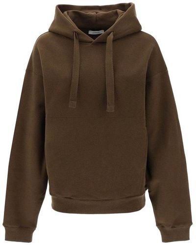 Lemaire Relaxed-fit Drawstring Hoodie - Brown