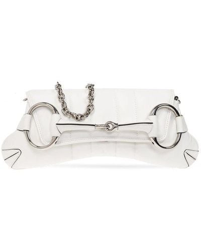 Gucci 'horsebit Chain' Handbag - White