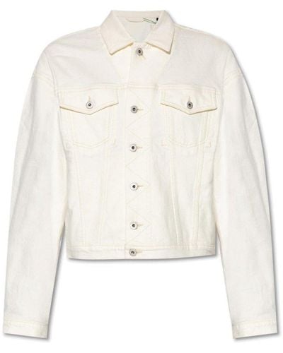 KENZO Buttoned Denim Jacket - White