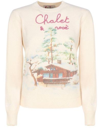 Mc2 Saint Barth Chalet Et Rosé Sweater - Natural