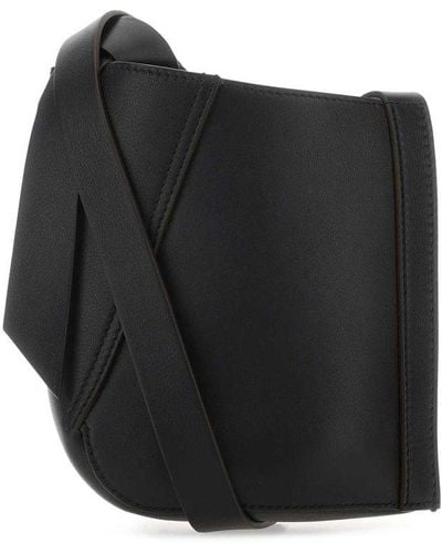 Lanvin Leather Crossbody Bag - Black