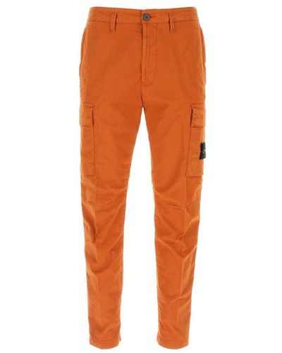 Stone Island Trousers - Orange