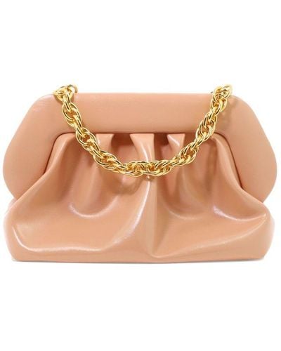 THEMOIRÈ Chain-link Strapped Clutch Bag - Pink