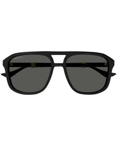 Gucci Gg1494S Linea Web Sunglasses - Black