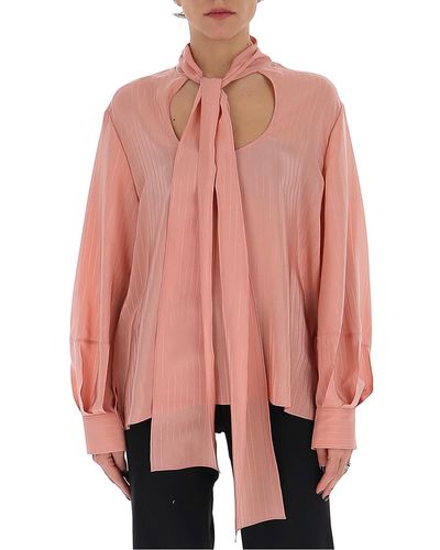 Chloé Pussybow Blouse - Pink