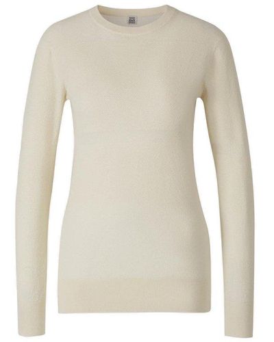 Totême Cotton And Cashmere Sweater - White