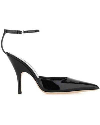 BY FAR Eliza Pointed-toe Ankle-strap Pumps - Black