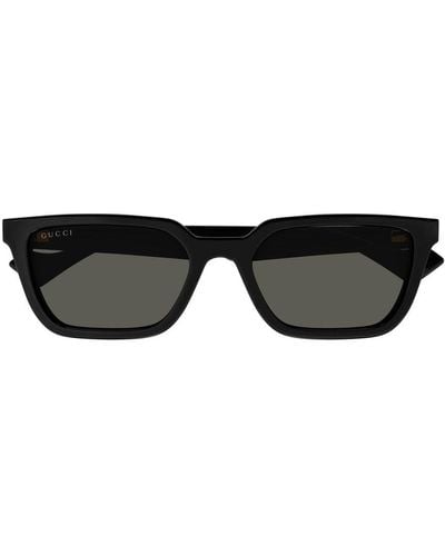 Gucci Gg1539S Linea Lettering Sunglasses - Black