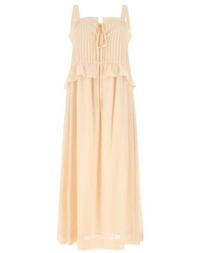 See By Chloé Pastel Crepe Dress - White