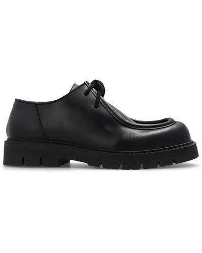 Bottega Veneta Haddock Lace-up Shoes - Black