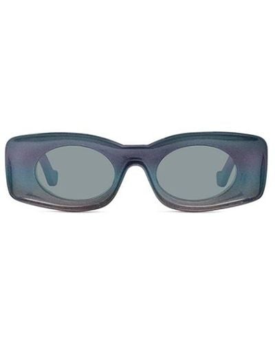 Loewe Rectangular Frame Sunglasses - Blue