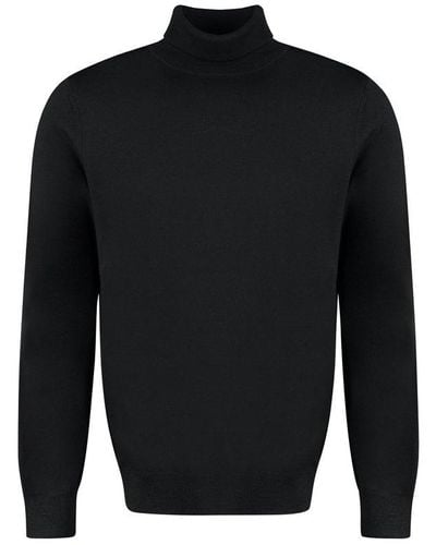 A.P.C. Roll Neck Knitted Jumper - Black