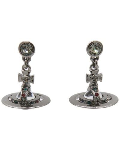 Vivienne Westwood Embellished Earrings - Gray