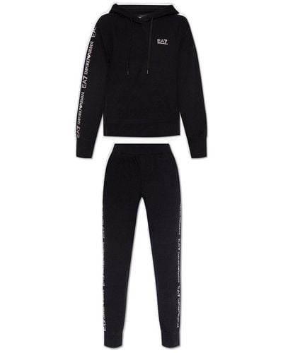 EA7 Branded Sweatsuit - Black