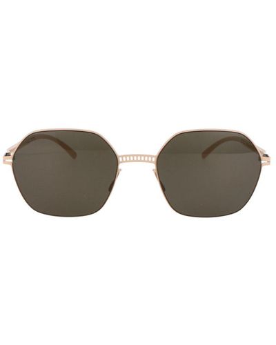 Mykita X Maison Margiela Square Frame Sunglasses - Natural