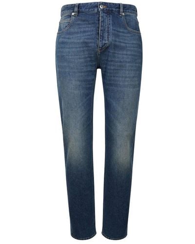 Bottega Veneta Straight Leg Denim Jeans - Blue