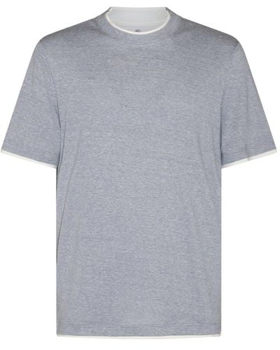 Brunello Cucinelli T-Shirts And Polos - Grey